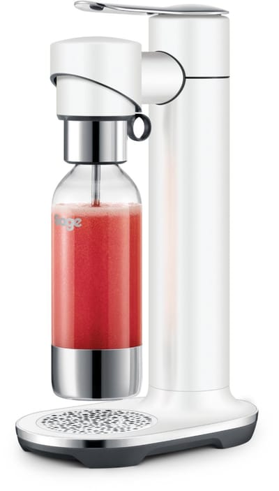 Sage SCA800SST the InFizz™ Fusion Sea Salt White - Bruiswatertoestel met Fusioncap - 1 liter - Bruisend sap, bruisende wijn, bruisende cocktails & thee