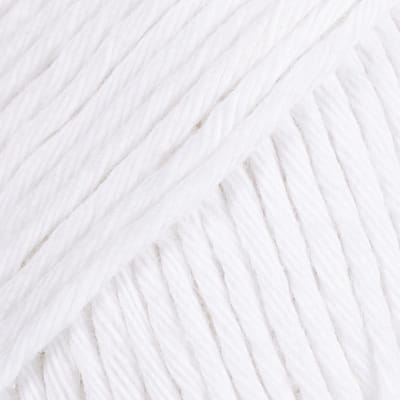 DROPS Paris Uni Colour - 16 wit - Katoen Garen