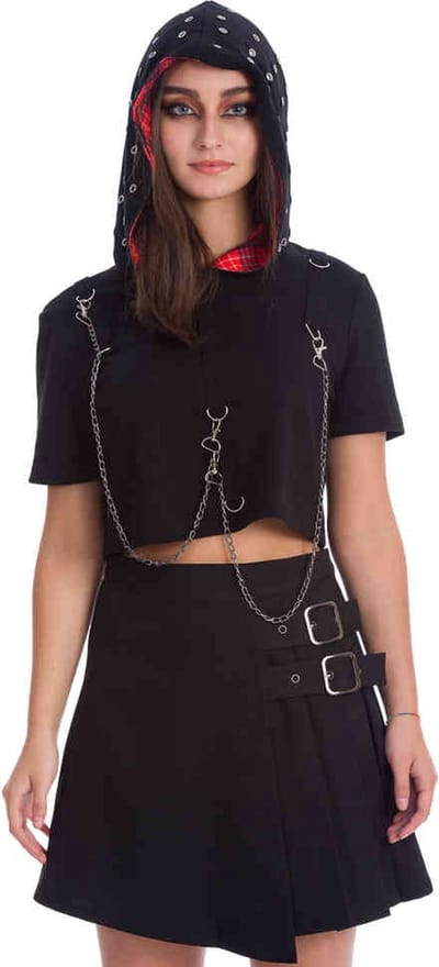 Banned - YOUTH GIRL Hoodie/trui - XL - Zwart