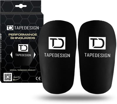 Tapedesign Performance 2.0 Scheenbeschermer - Zwart | Maat: ONE SIZE