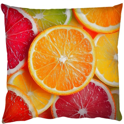Sierkussens - Kussentjes Woonkamer - 50x50 cm - Fruit - Kleurrijk - Close up
