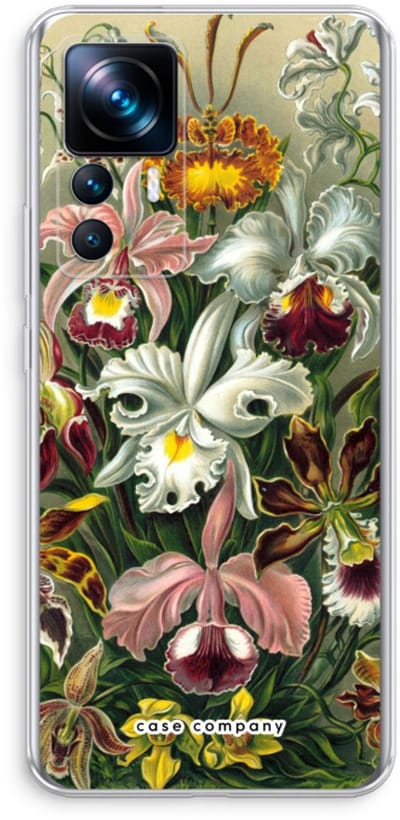 Case Company® - Hoesje geschikt voor Xiaomi 12T hoesje - Haeckel Orchidae - Soft Cover Telefoonhoesje - Bescherming aan alle Kanten en Schermrand