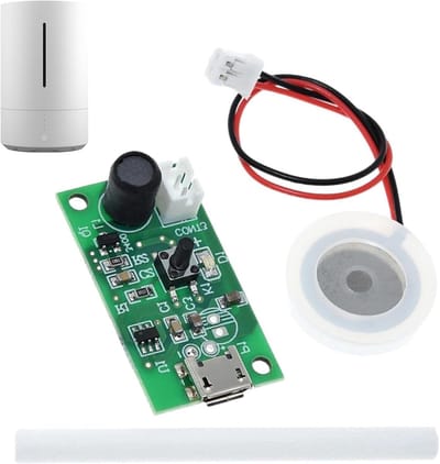 Luchtbevochtiger Module - Water Verdamper - Lucht Verfrissen - Energiebesparend Circuit - 8 cm Draad - Zilver