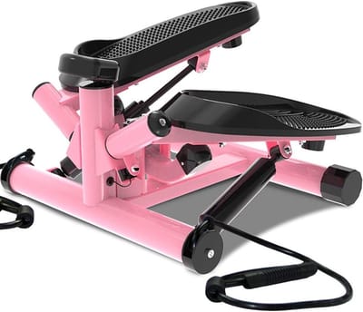 Stepper Fitness - Hometrainer - Gewichtsverlies - Met Massage Pedalen - 50x25x18CM - Roze