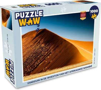 Puzzel Zandduin in de woestijn van het Afrikaanse Namibië - Legpuzzel - Puzzel 1000 stukjes volwassenen