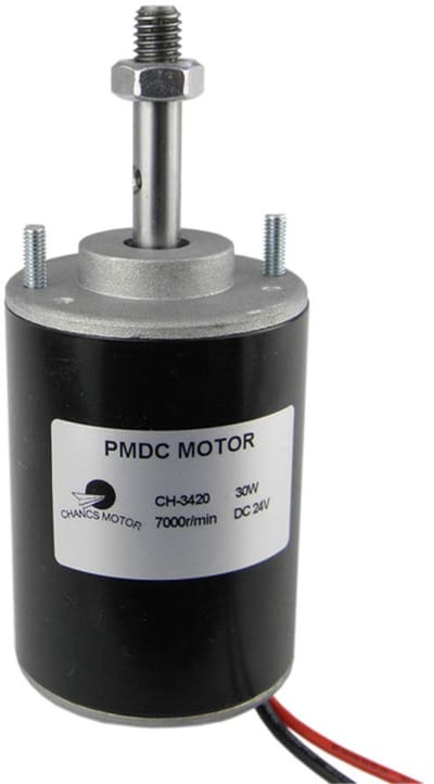 DC Motor - Elektrische Motor - Doe-het-zelf Projecten - Hoge Snelheid 7000 RPM - 5.18 x 5.18 x 7.11 cm