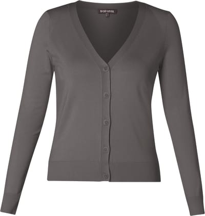 BASE LEVEL CURVY Yvonne Vest - Dark Grey - maat 1(48)