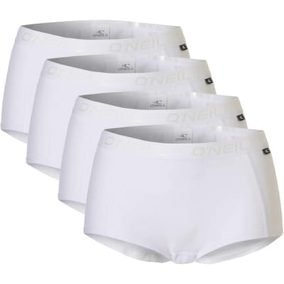 O'Neill Dames Boxershorts 4-Pack Wit - Maat M