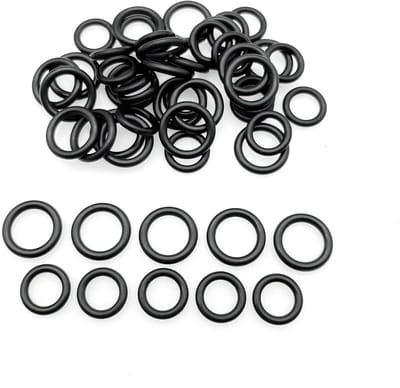 LIVIA HOME- O-ringen set 25 stuks - Rubber afdichtingsringen - Vervangend voor hogedrukreiniger - 1/4 inch en 3/8 inch - Oliebestendig - Hoge temperatuur weerstand - Afdichtringen