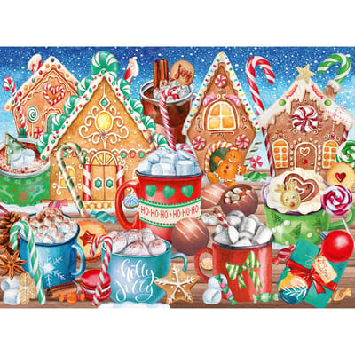 Ravensburger puzzel Candy Canes and Cocoa - legpuzzel - 200 stukjes