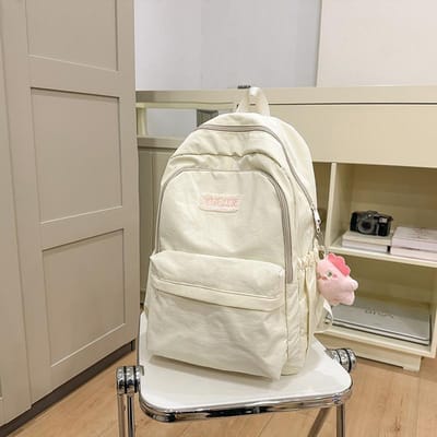 Nieuwe schooltas voor studenten Rugzak Junior High School Japans Eenvoudig Klein Fris Campus Rugzak Grote Capaciteit Casual Rugzak