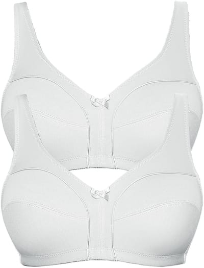 2-pack katoenen soft beha Basic