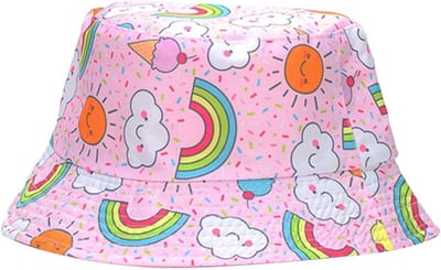 Kinder Zonnehoed - Babymuts Kinderpet - Buitensporten Ontspanning - Dieren Bloemenpatroon - 1-5 Jaar - Gekleurd