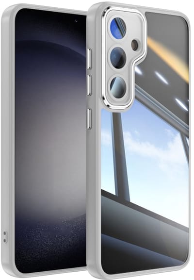 Voor Samsung Galaxy S24+ 5G acryl hybride TPU Armor schokbestendig telefoonhoesje (grijs)