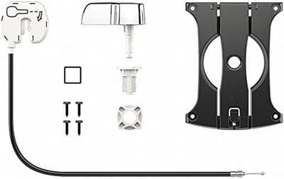 Toilet Hendel - Spoelhendel Chroom - Toilet Reparatie - Eenvoudig Aan te Brengen - Standaard Maat - Chroom
