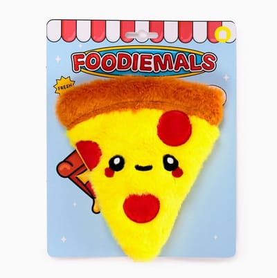 Foodiemals - Warmtekussen - Pizza - Pluche knuffel