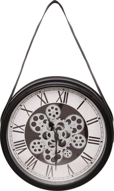 Atmosphera Peter Klok met ophangriem Ø40xH64cm - Zwart