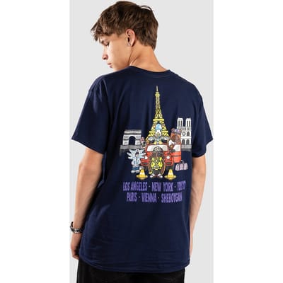 A.LAB Jerry Clout Paris T-Shirt blauw
