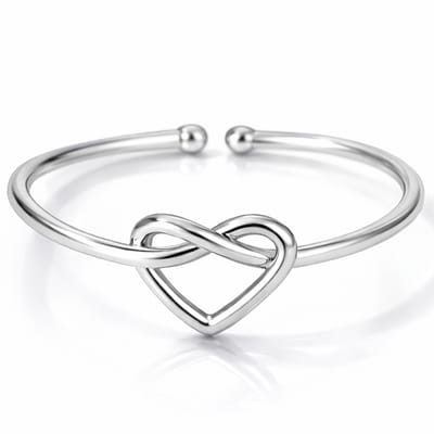 LGT JWLS Dames Ring One Size Zilverkleurig Hart