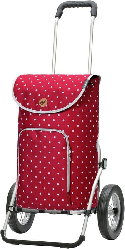Andersen SHOPPER MANUFAKTUR Boodschappentrolley Royal Shopper Ole 47L Red Rood 107cm