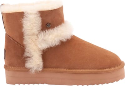 Warmbat Dames Laars Bruin WLY3761/25 Wallaby Plateau Wool