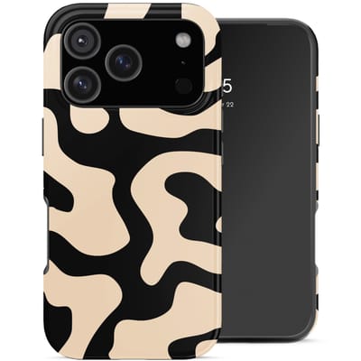 Selencia Hoesje - Geschikt voor Apple iPhone 18 Pro / 17 Pro - Backcover - Art Wave Black