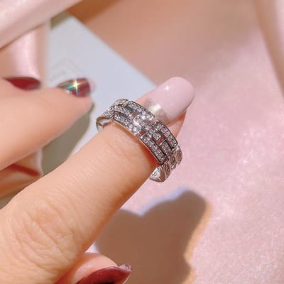 100% réel S925 bague en argent Sterling diamant femmes hommes Anillos De mariage bandes Fine argent 925 bijoux diamant naturel anneaux boîte 7 blanc