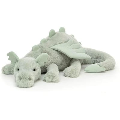 JC Grote Maat Pluche Hemel Vliegende Regenboog Draak Speelgoed Zacht Knuffeldier Kussen Leuk Lui Sneeuw Draak Kinder Cadeau pendant