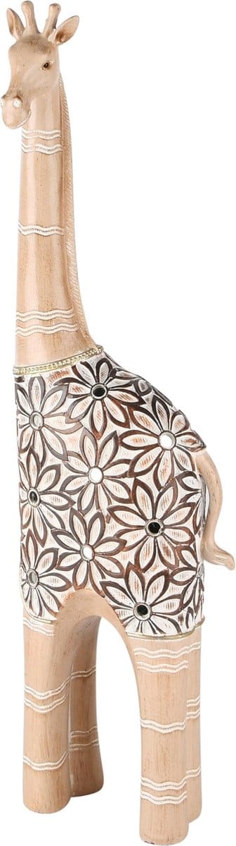 Dekoratief | Deco giraf 'Gigi', naturel, resina, 10x5x36cm | A245928