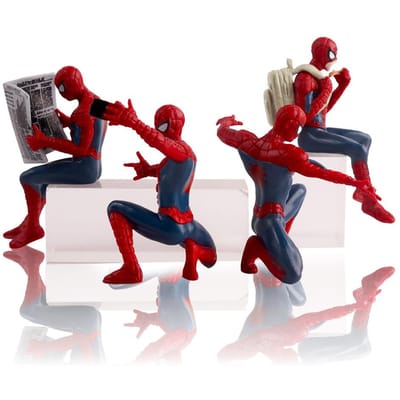 Marvel Spider-Man Actiefiguur 7-9cm Superheld Speelgoed Anime Collectie Mini Model voor Kinderen Cadeau red