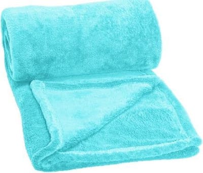 Clarysse Fleece Plaid 120x150cm Aqua