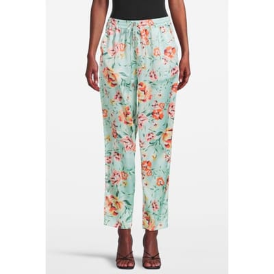 GUESS  Eco Viola Jogger Pants Rose Meadows Print Größe: XS | Jogginghosen Outlet | Damen | Rosa