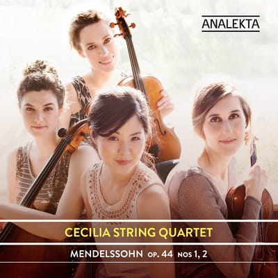 Cecilia String Quartet - Mendelssohn: String Quartet Op. 44 Nos. 1 & 2 (CD)