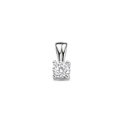 hanger zirkonia 9 mm zilver gerhodineerd