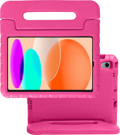 Hoes - Geschikt voor Apple iPad A16/A18 (2022/2025/2026) - 10.9 & 11 inch (10e, 11e & 12e generatie) - Kinderhoes Shockproof Bumper - Kidsproof Case - Tablet Hoesje - Kinder Hoes Cover - Roze