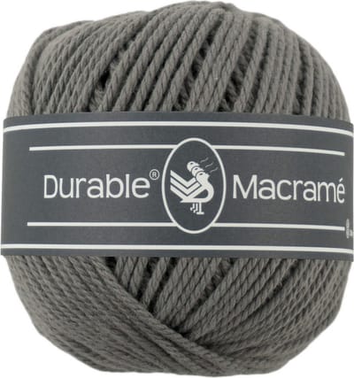 Durable Macramé - 2235 ash - Katoen Garen