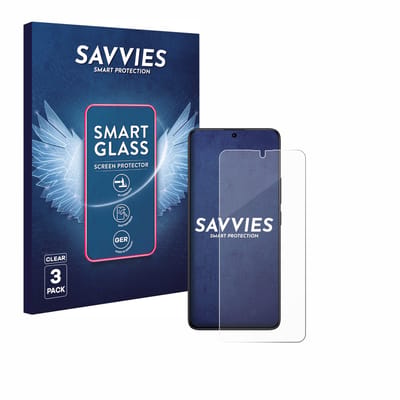 3 Stuks Savvies Screenprotector - geschikt voor Xiaomi Redmi Note 13 Pro 5G / 4G - beschermfolie glas transparant