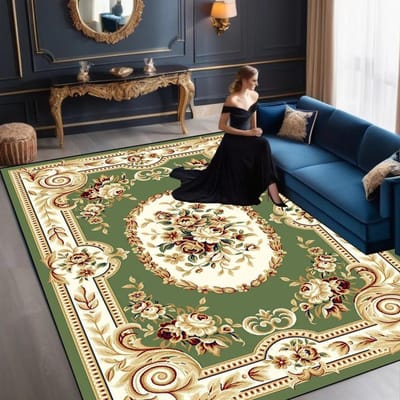 Europese Luxe Tapijten voor Woonkamer Groot Formaat Decoratie Tapijt Hotel Hal Zachte Mat Slaapkamer Lounge Antislip Kleed Tapis Salon 160*230cm