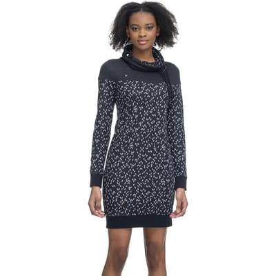 Dames jurk met hoge kraag Ragwear Chloe