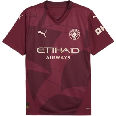Puma Manchester City Fc 24/25 Derde T-shirt Met Korte Mouwen Paars S Man