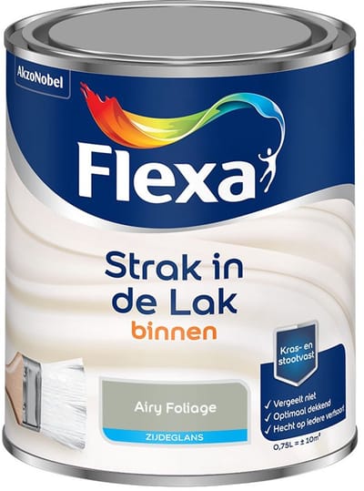 Flexa - Strak In De Lak Binnenlak Zijdeglans - Airy Foliage - Mengverf - 750 Ml