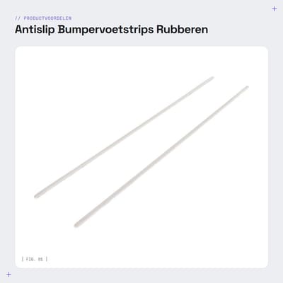 Dailygoods- Voetstrips 2 Stuks - Rubber Bumpervoetjes - Gereedschapsset - Vervangende Voetstrips - Speciaal voor Book 1/2/3 - 13,5 Inch Laptop - Laptopvoetjes