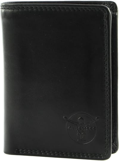 CHIEMSEE Leren Portemonnee Leather Wallet Black Zwart