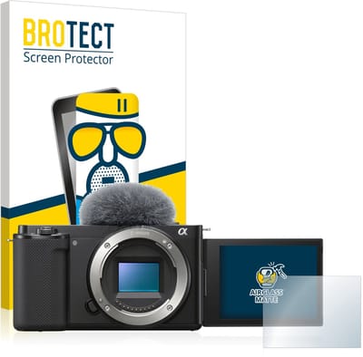 BROTECT - Screenprotector voor Sony Alpha ZV-E10 - Folie Beschermfolie Beschermglas matte