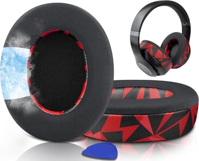 Koelgel vervangende oorkussens voor noise cancelling koptelefoons, ademend ice silk stof, hoogwaardig schuim voor comfort en geluidsisolatie