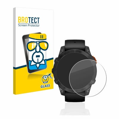 BROTECT - Glas Screenprotector voor Garmin Fenix 7 Pro Solar (47 mm) - Gehard Beschermglas 9H
