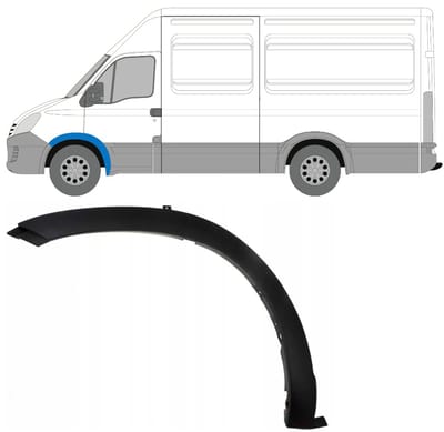Spatbord sierlijst wielkast voor Iveco Daily 1999-2014 / Links