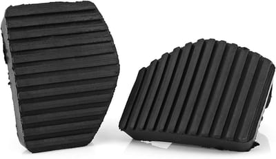 Rubber Cover voor Koppeling en Rempedaal, Geschikt voor Peugeot en Citroën Modellen, 1 Paar, Duurzaam en Antislip Ontwerp, Perfecte Pasvorm voor C3, C4, C5, 207, 208, 301