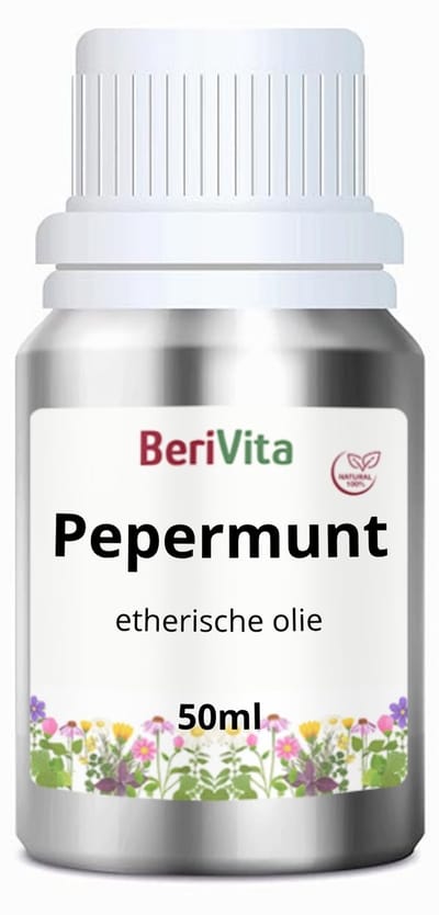 Pepermuntolie 50ml - Pure Etherische Pepermunt Olie van Muntplant