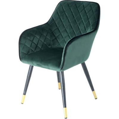 Floraya - Vietavie stoel - Amino - Groen/Zwart - 61x59x86cm (LxBxH) - Belastbaar gewicht tot 120KG